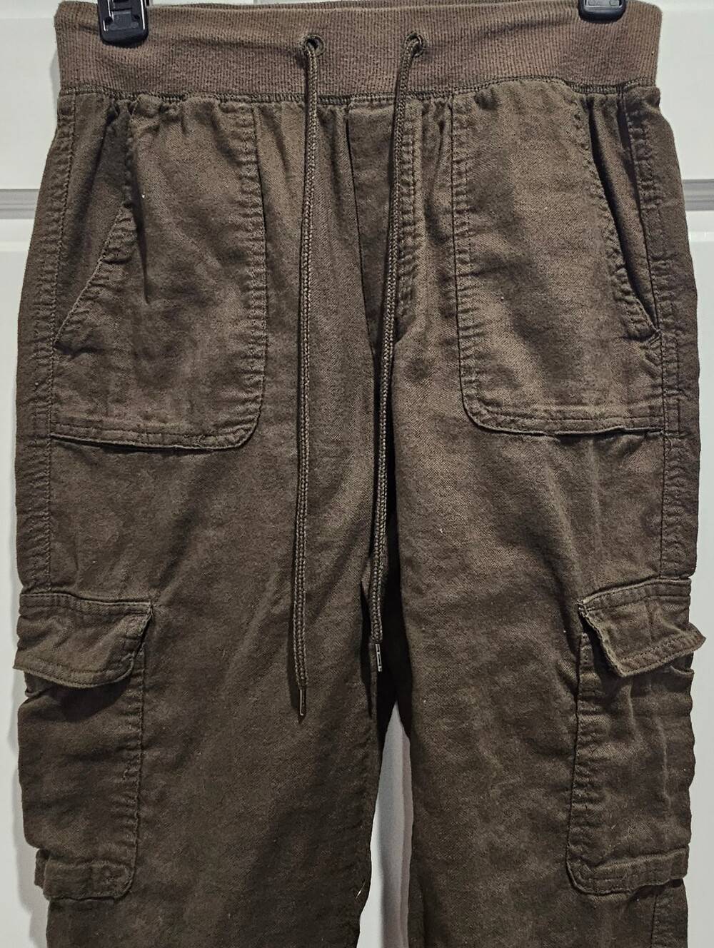 Garage Womem's Cargo Jogger Pants - Olive Green - Picture 3 of 7